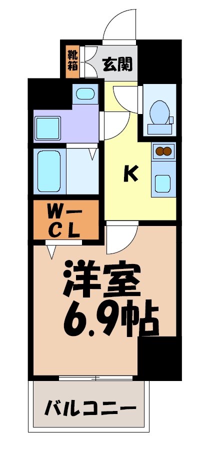 CREST TAPP黒川 間取り図