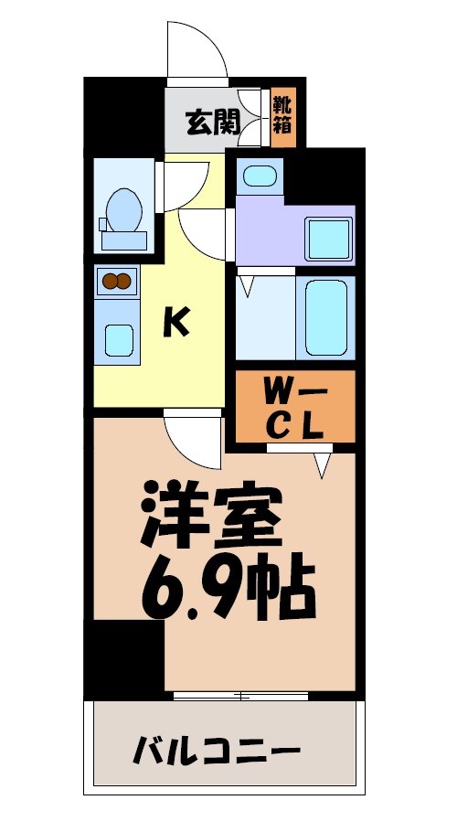 CREST TAPP黒川 間取り図