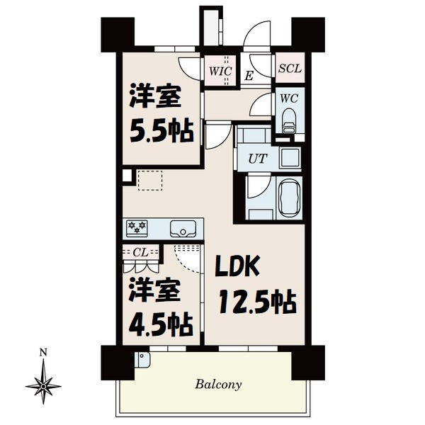 Alivis金山East 間取り図