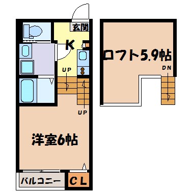 モンドグロッソ矢田 間取り図