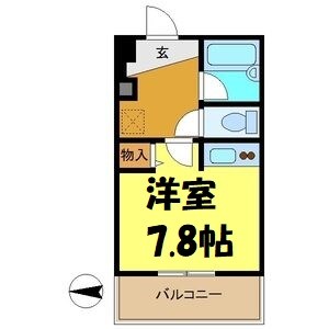 クラージュ474 間取り図