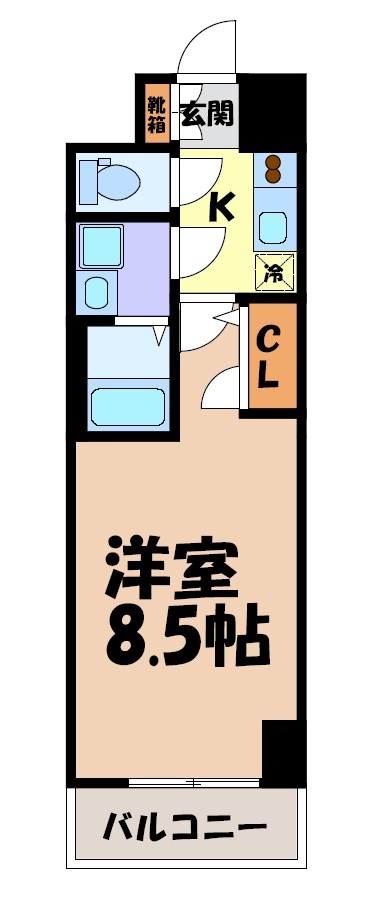 エスリード東別院ザ・セントレ 間取り図