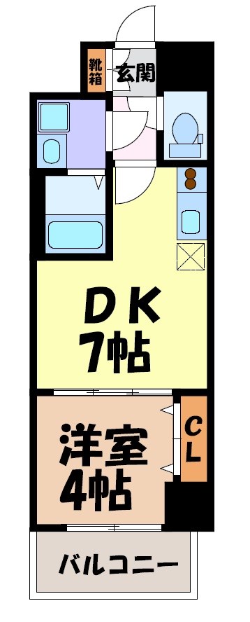 エスリード東別院ザ・セントレ 間取り図