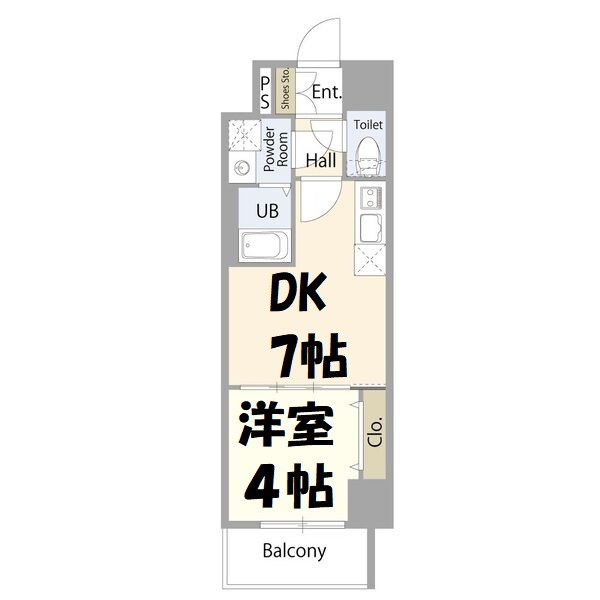 エスリード東別院ザ・セントレ 間取り図