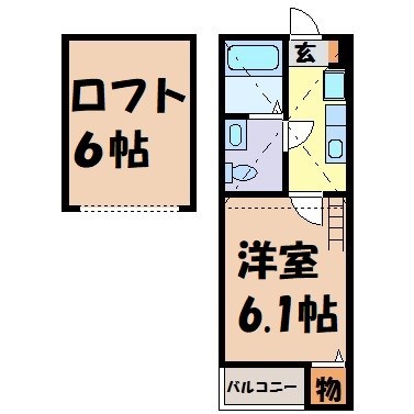 コンフォート生駒 間取り図