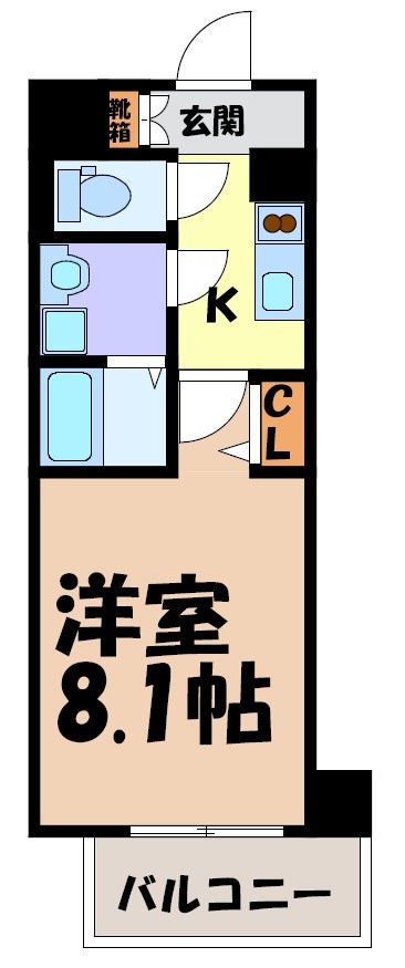 エスリード名古屋東別院 間取り図