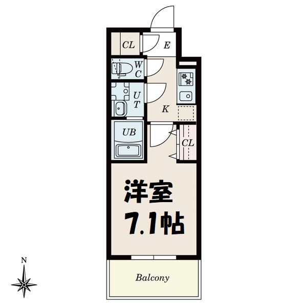 S-RESIDENCE尾頭橋clarity 間取り図