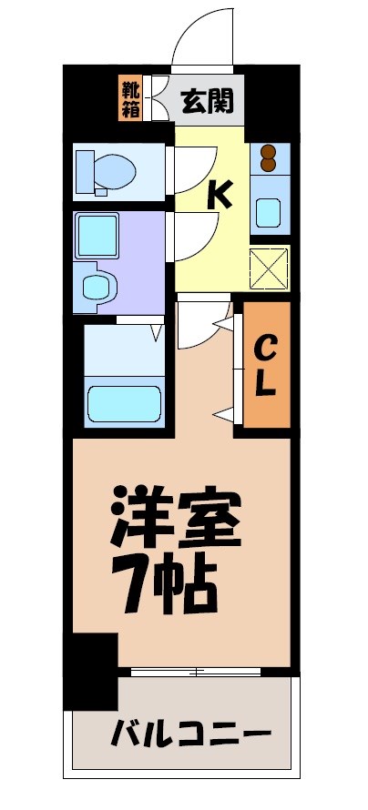 S-RESIDENCE尾頭橋clarity 間取り図