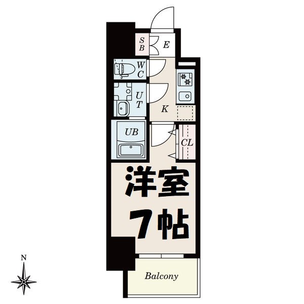 S-RESIDENCE尾頭橋clarity 間取り図