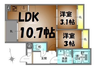 REGALESTささしまライブ駅南 間取り図