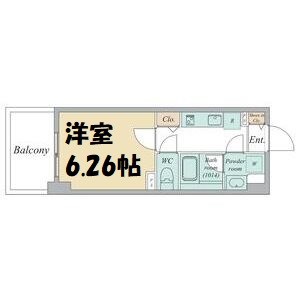 リシュドール堀田駅東 間取り図