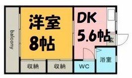 ニューコーポ松葉 間取り図