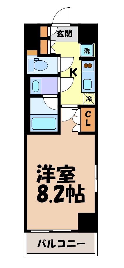 ザ・パークハビオ名古屋松原 間取り図