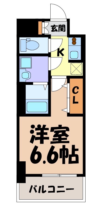 S-RESIDENCE今池arcana 間取り図