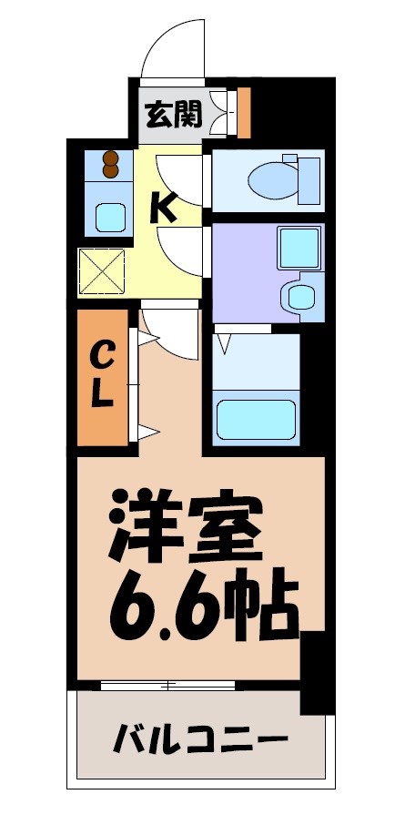 S-RESIDENCE今池arcana 間取り図