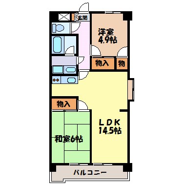 ジュフク松本 間取り図