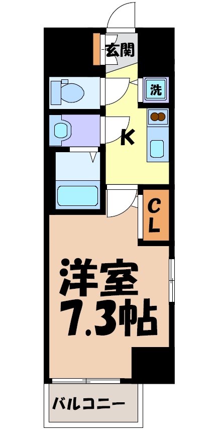 エスリード上前津セレーノ 間取り図