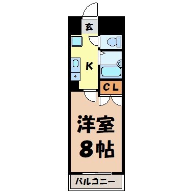 ケーエム泉 間取り図