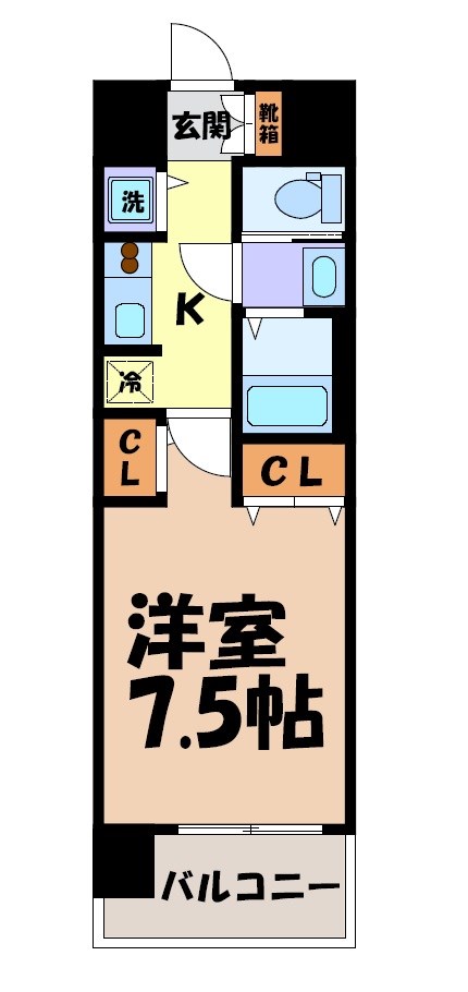 La Douceur黒川Ⅱ 間取り図