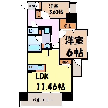 Kamiya Bldg東桜 間取り図