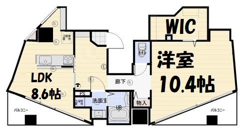 パックス荒畑Ⅱ 間取り図