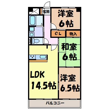 Grace城山 間取り図