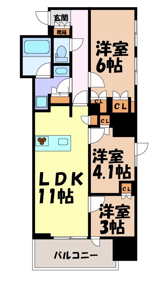 GRAN PASEO名古屋伏見 間取り