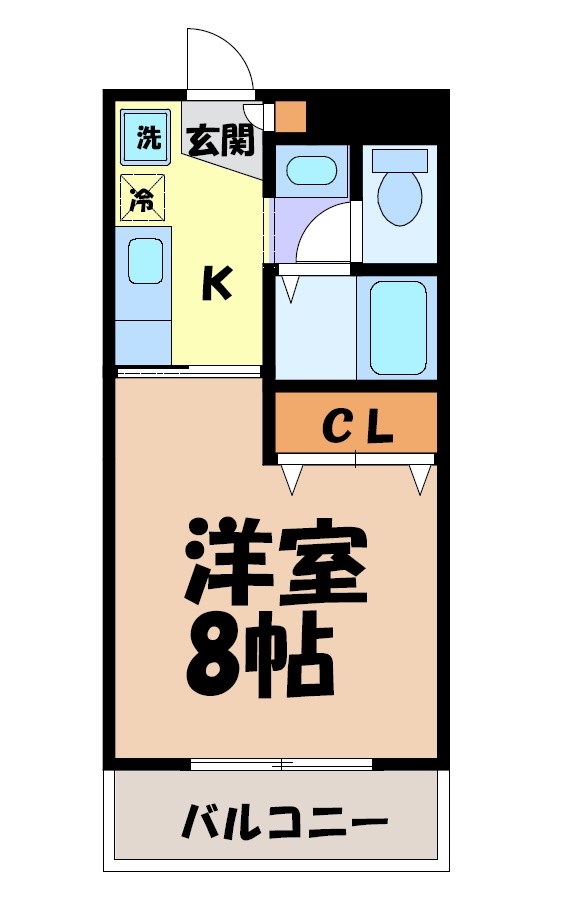 ホーメスト北原Ｔ.Ｍ 間取り図