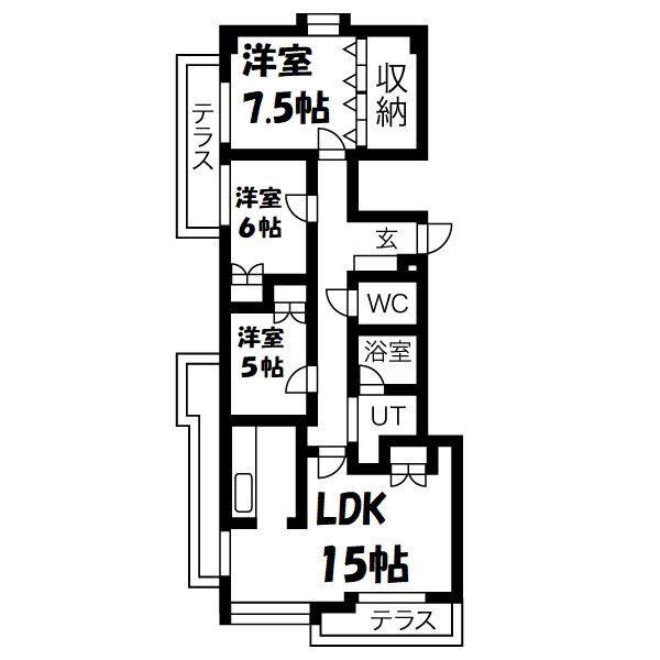 カスティーリョ南山 間取り図