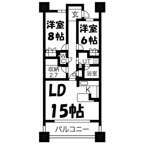 ライオンズガーデン東別院 間取り図