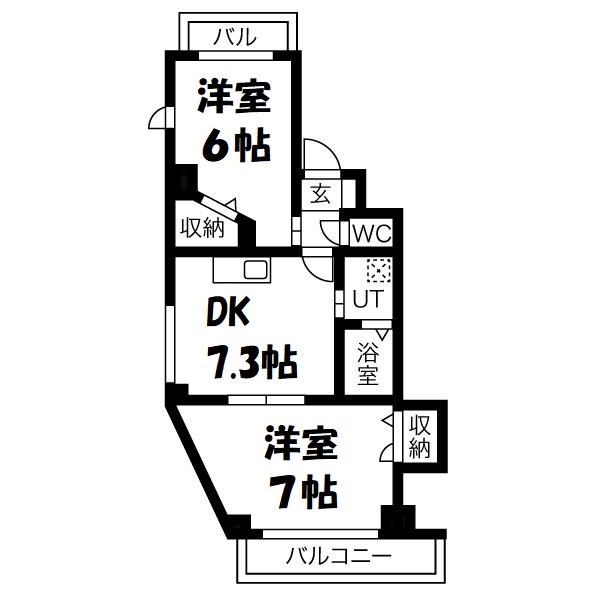 ワンコレクト神田 間取り図