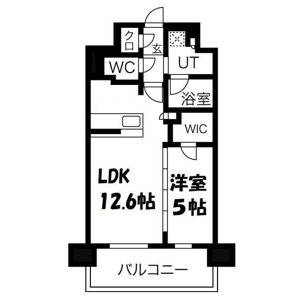 ミュプレ上前津 間取り図