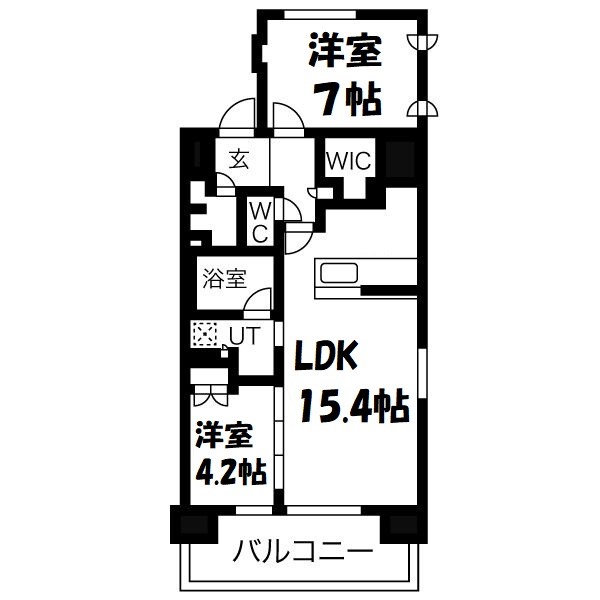 ミュプレ上前津 間取り図