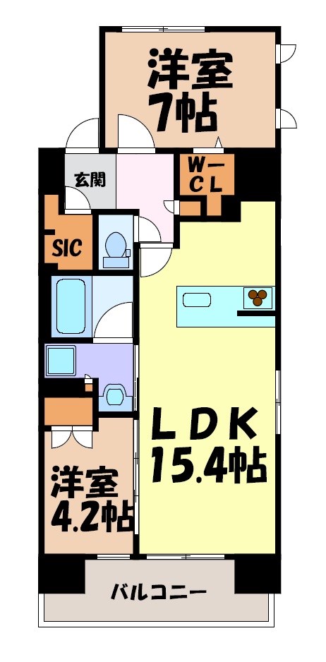 ミュプレ上前津 間取り図