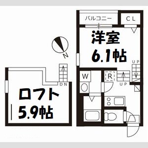 クレール城西 間取り図
