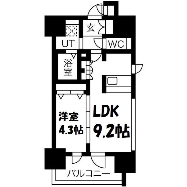 アドバンス名古屋モクシー 間取り図