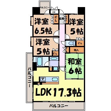 CASSIA旭丘 間取り図