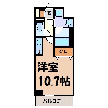 レジディア高岳 間取り図