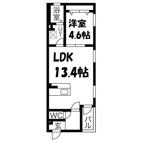 レソール上飯田 間取り図