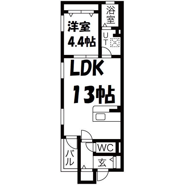 レソール上飯田 間取り図