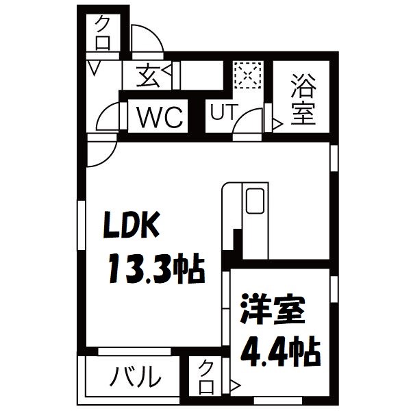 レソール上飯田 間取り図