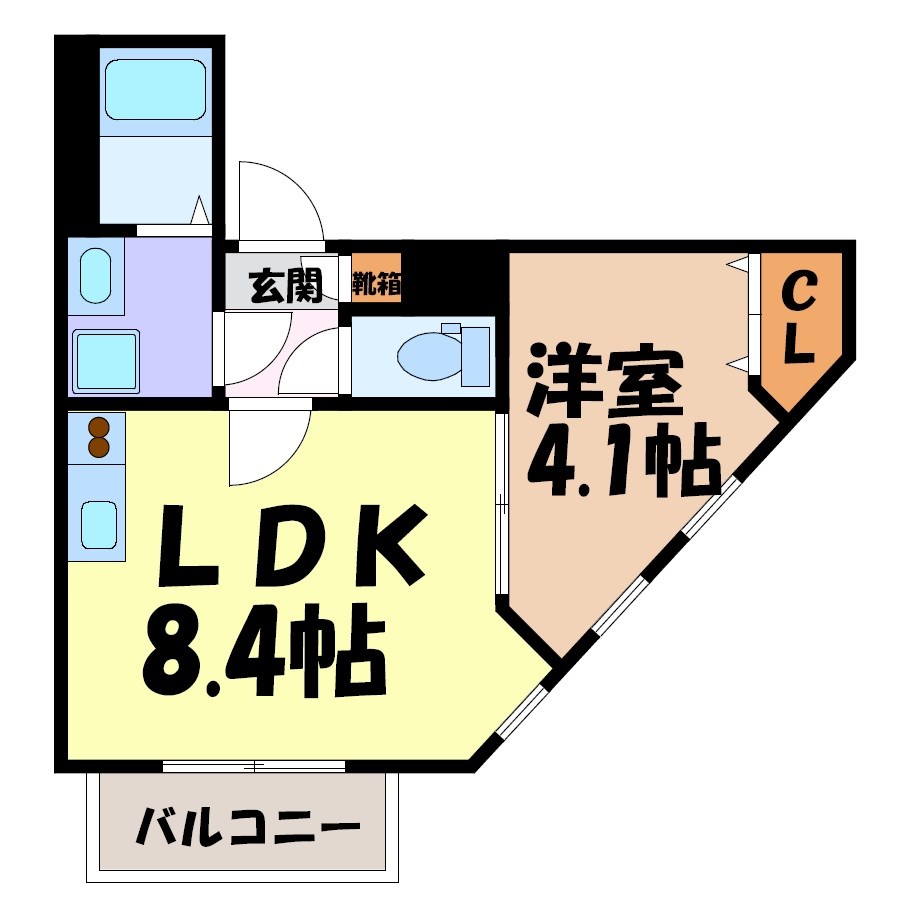 Cherim Luce 新瑞橋 間取り図