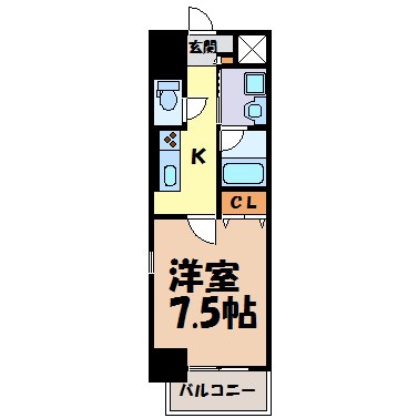 カーサニア尾頭橋 間取り