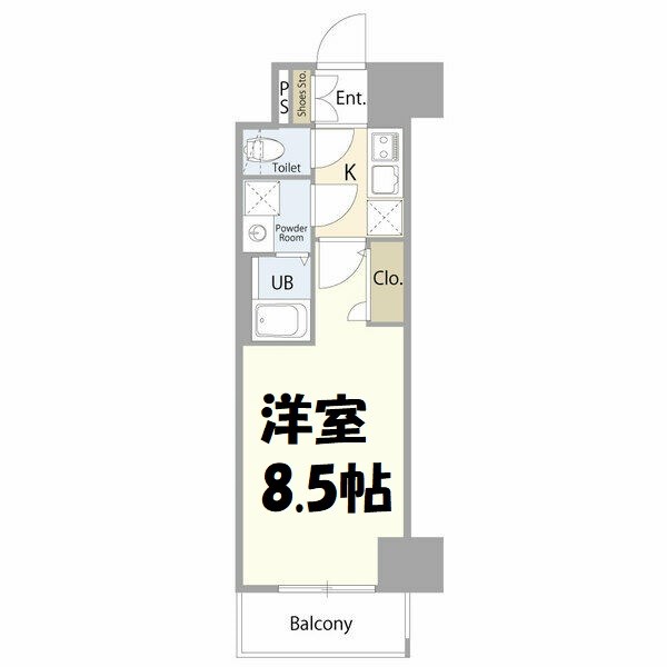 エスリード東別院ザ・セントレ 間取り図