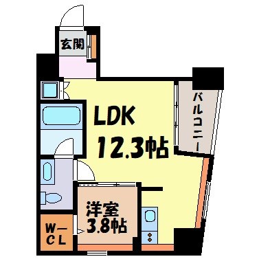 シャトー＆ホテル名駅南Ⅱ 間取り図