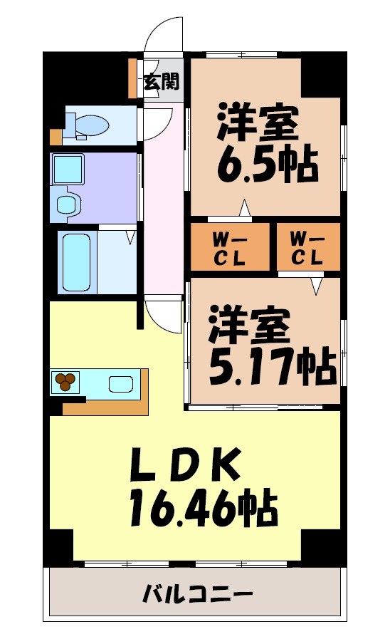 GRAN DUKE高辻 間取り図