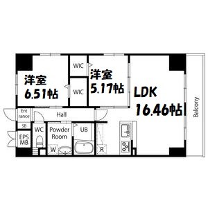 GRAN DUKE高辻 間取り図