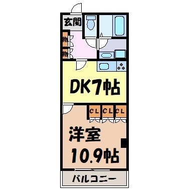 セイント橘 間取り図