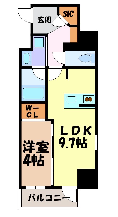 ブランシエスタ金山北 間取り図