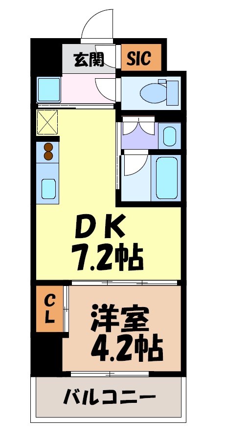 ブランシエスタ金山北 間取り図